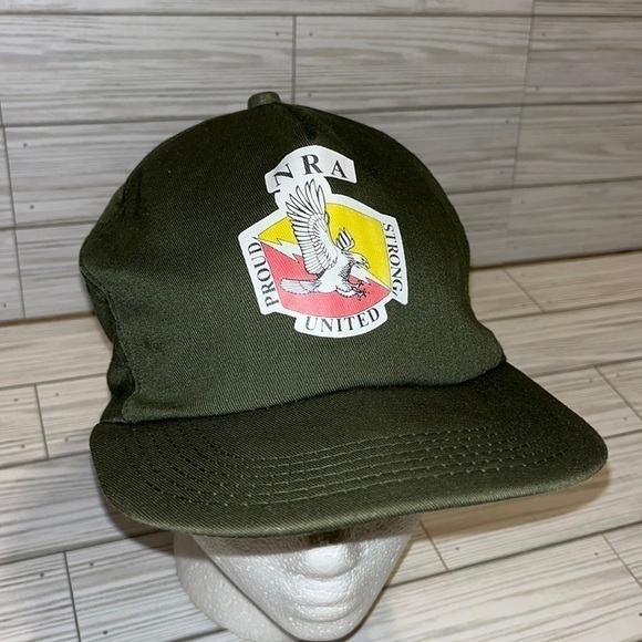 Vintage NRA USA Made Snapback Hat - Picture 1 of 10